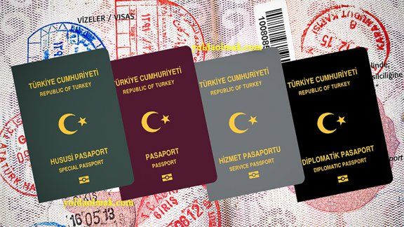 Hizmet (Gri) ve Hususi (Yeşil) Pasaport Başvuru Formları 2022