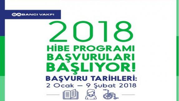 Sabancı Vakfı 2018 Hibe Programı