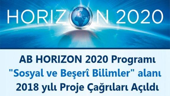 AB Horizon 2020 Programı Sosyal ve Beşeri Bilimler 2018 Proje Hibe Çağrıları Yayınlandı