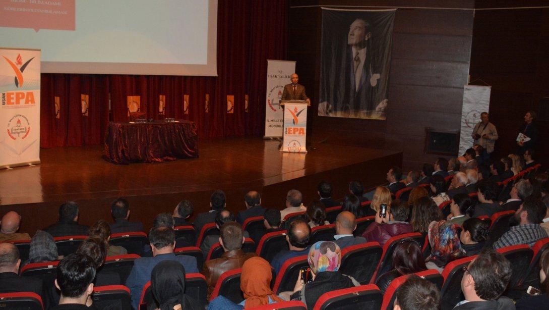 "Dilimiz Kimliğimizdir Konulu Konferans Atatürk Kültür Merkezinde Yapıldı